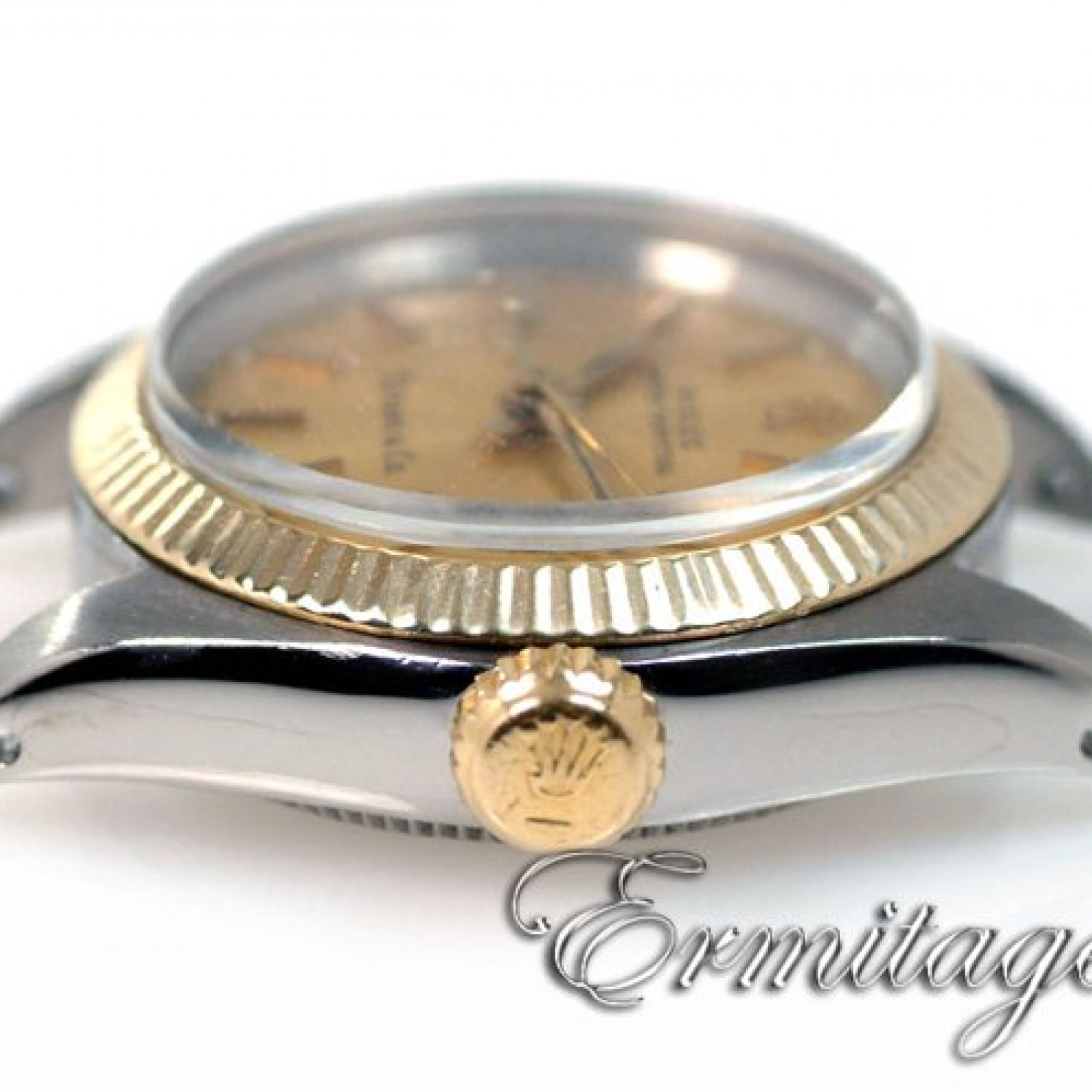 Vintage Rolex Oyster Perpetual 6719 Gold & Steel 1980